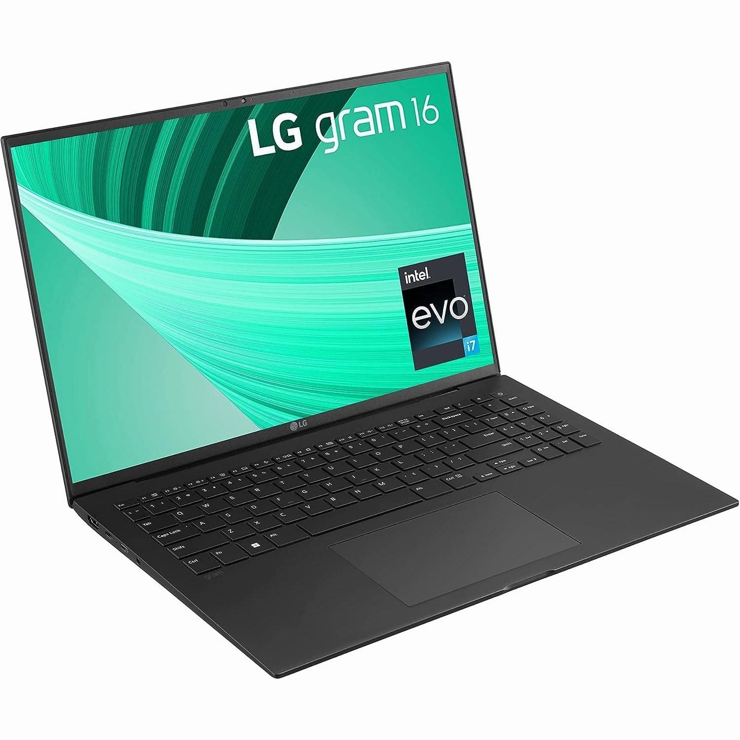 LG gram 16 (16Z90R-K.AD7BA1) - 16 inch  - 2TB SSD - 32GB RAM - Intel i7-1360P - Windows 11 - Obsidian Black