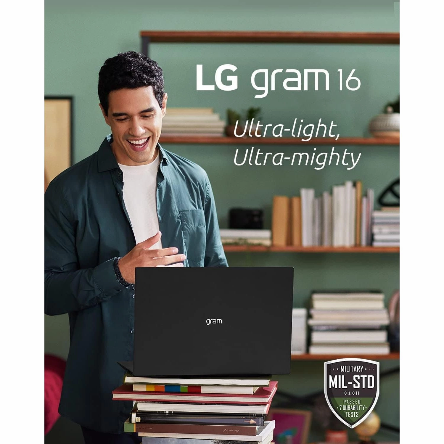 LG gram 16 (16Z90R-K.AD7BA1) - 16 inch  - 2TB SSD - 32GB RAM - Intel i7-1360P - Windows 11 - Obsidian Black