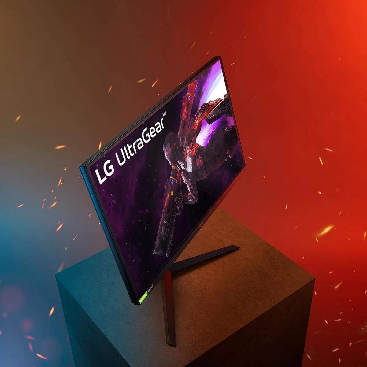 LG UltraGear 27GP850P-B 27" Gaming Monitor - 1440p, 180Hz O/C, 1ms GtG, Nano IPS, HDR 400, AMD FreeSync Premium, NVIDIA G-SYNC - Black/Red