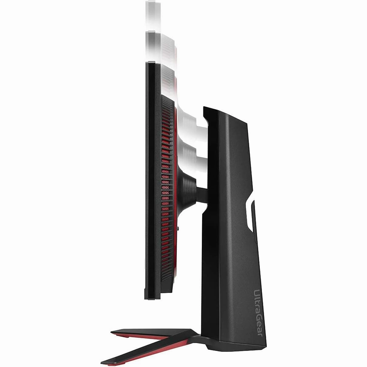 LG UltraGear 27GP850P-B 27" Gaming Monitor - 1440p, 180Hz O/C, 1ms GtG, Nano IPS, HDR 400, AMD FreeSync Premium, NVIDIA G-SYNC - Black/Red
