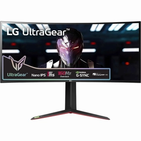 LG UltraGear 34GN850 - 34 inch, 144Hz (OC 160Hz), 1ms (GTG), UW-QHD, 21:9, 3440x1440 px, Nvidia G-Sync compatible, AMD FreeSoync Premium, Nano IPS, HDR 400 Curved Gaming Monitor retro game consoles, buy sega console, retro gaming accessories