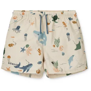 LIEWOOD Sea Creature / Sandy Aiden Printed Board Shorts