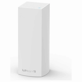 Linksys Velop WHW0301 Tri-Band Whole Home Mesh WiFi 5 System (AC2200) WiFi Router, Extender & Booster up to 2000 sq ft Coverage for 20  Devices with 2 Gigabit Ethernet Ports, MU-MIMO - 1 Pack, White desktop computers, gaming desktop pc, all in one desk