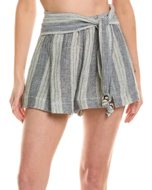 Lis Marie Fernandez Farrah Linen-Blend Short