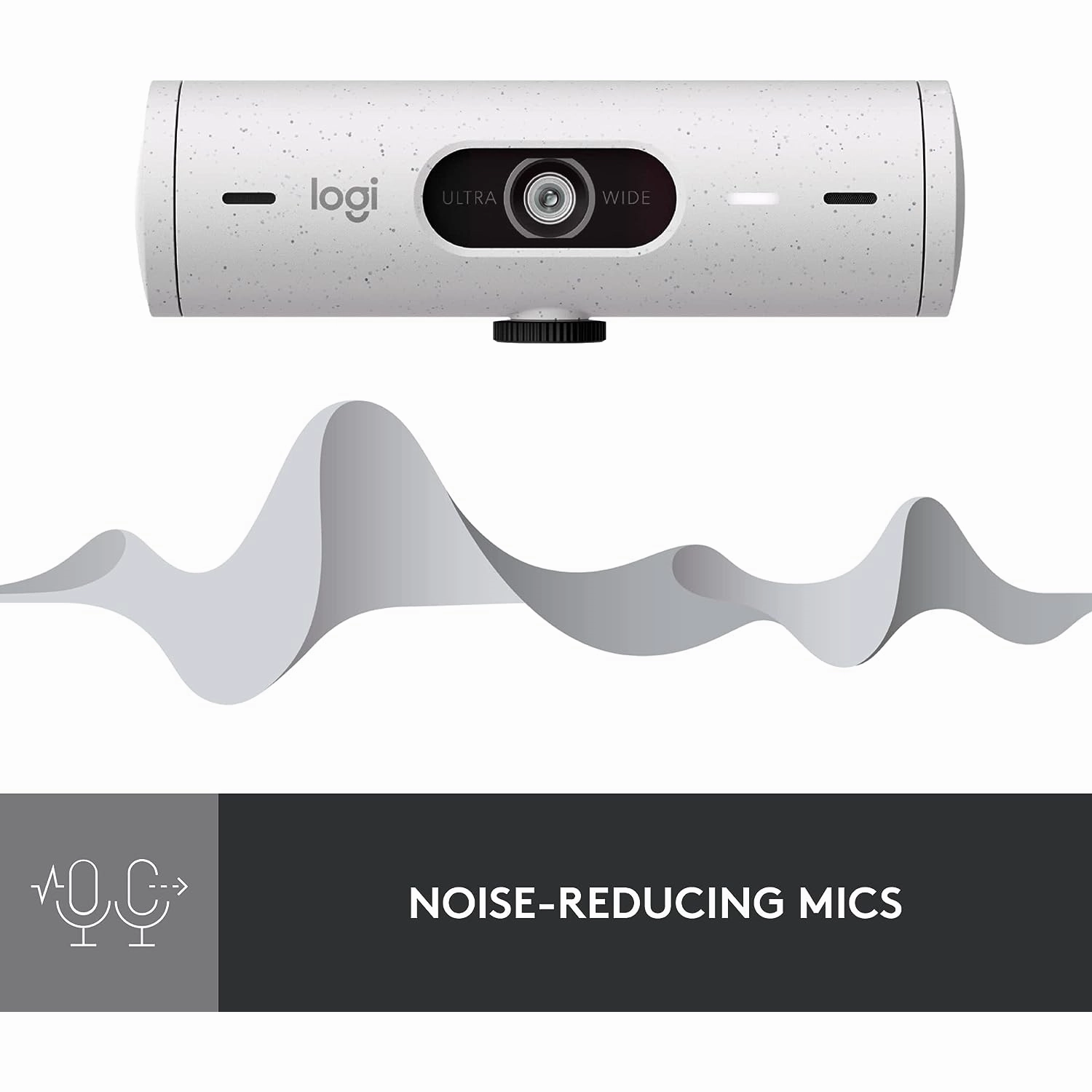 LOGITECH Brio 500 Full HD Webcam - Off-White