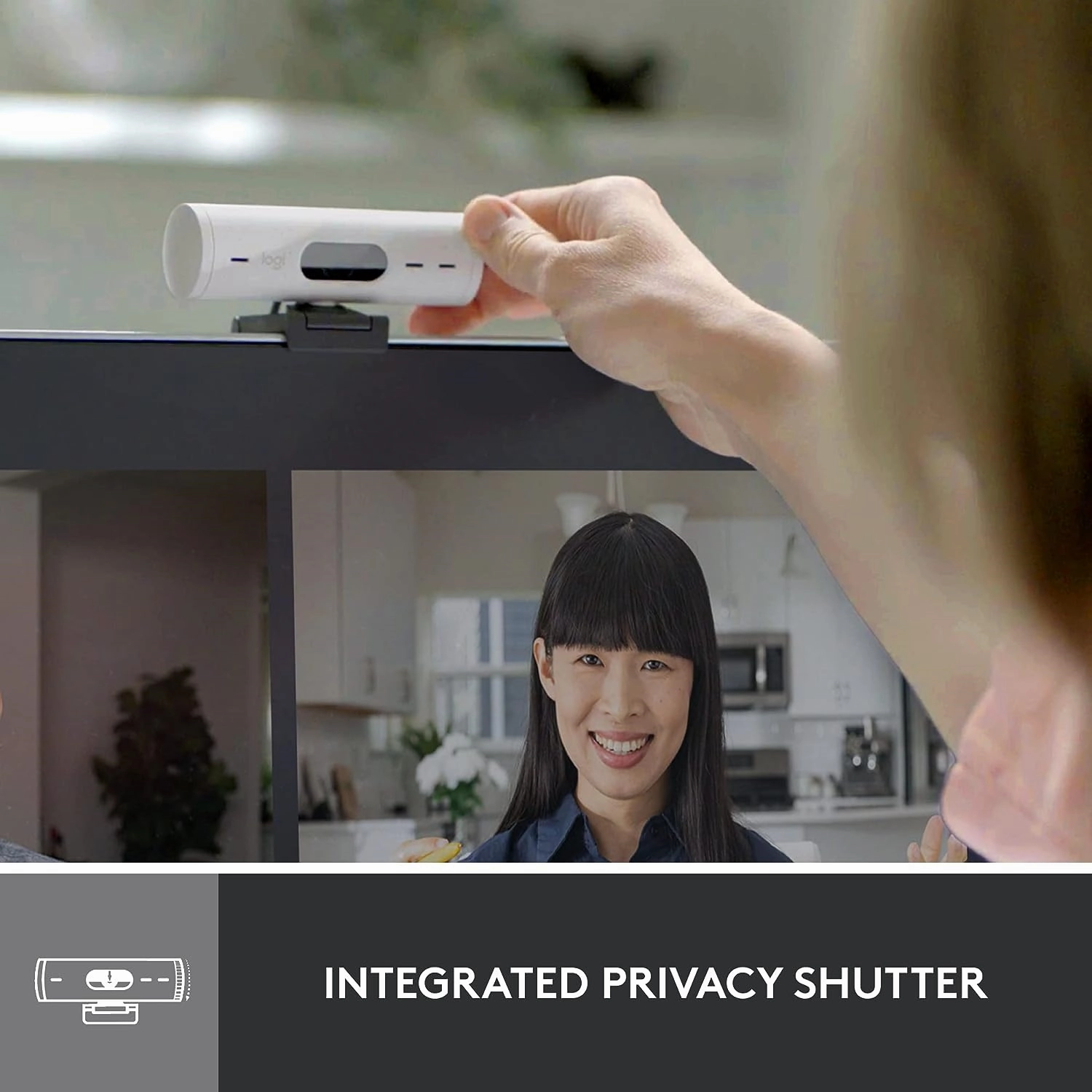 LOGITECH Brio 500 Full HD Webcam - Off-White