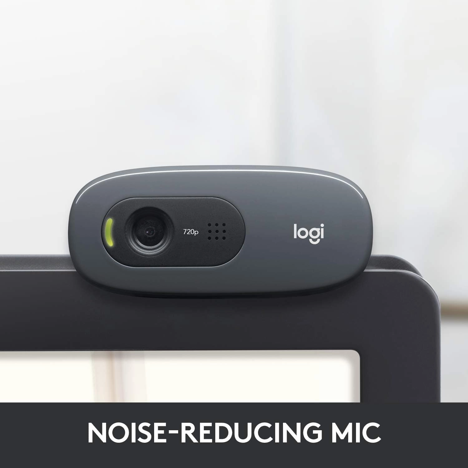 Logitech C270 HD Webcam, HD 720p/30fps, Widescreen HD Video Calling, HD Light Correction