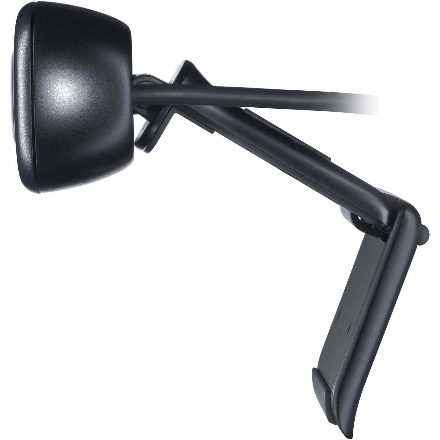 Logitech C310 HD Webcam, HD 720p/30fps, HD Light Correction, Noise-Reducing Mic - Black