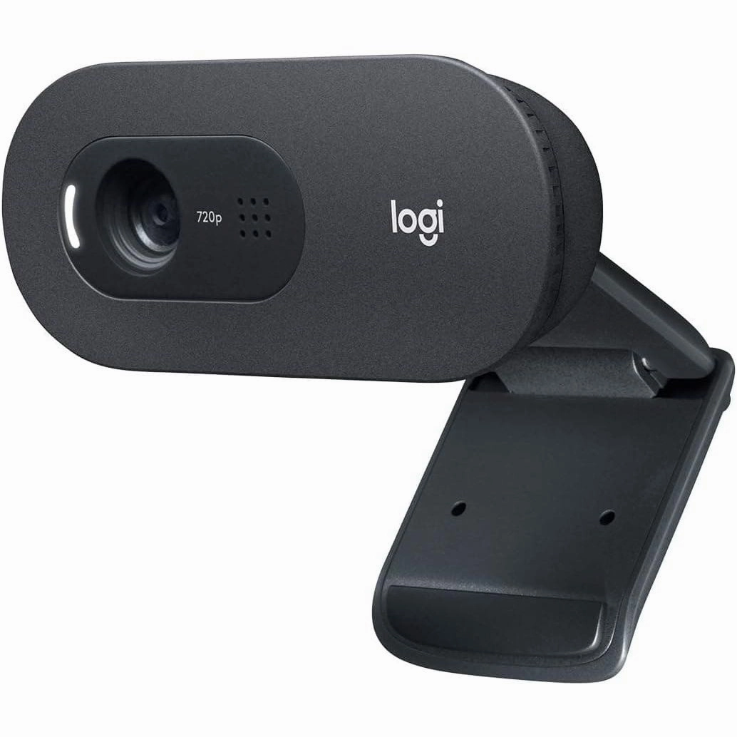 Logitech C505 HD Webcam - Streaming Webcam, 720p HD External USB Camera for Desktop or Laptop with Long-Range Microphone, Compatible with PC or Mac - Grey camera accessories, dslr camera accessories, best camera tripod