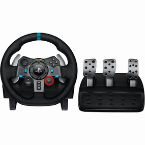 Logitech G29 Driving Force Racing Wheel & Pedals - Real Force Feedback, Paddle Shifters, Leather Cover - PS5, PS4, PC, Mac Compatible - Black smartwatches for sale, fitness tracker watch, buy smartwatch online