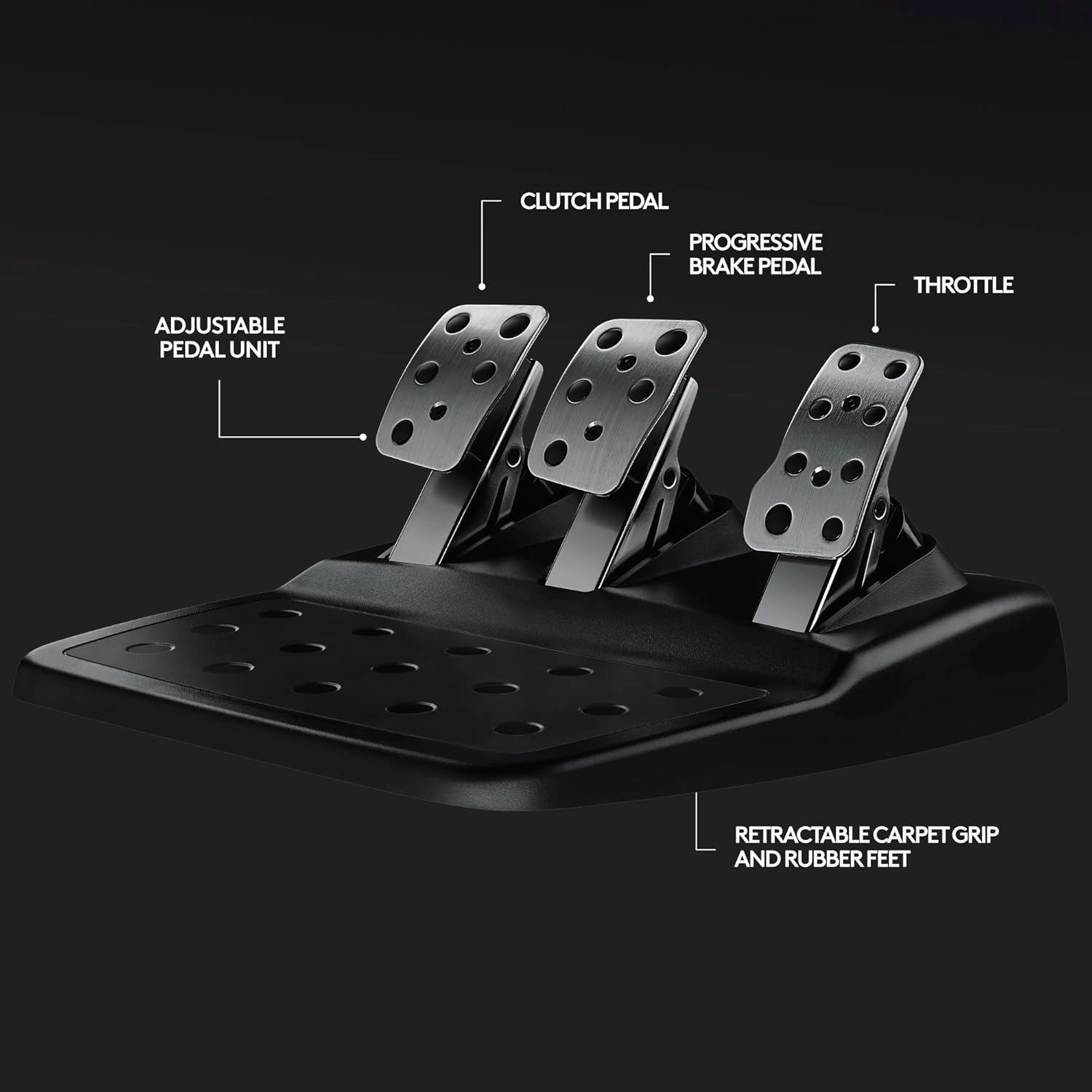 Logitech G29 Driving Force Racing Wheel and Floor Pedals  Black