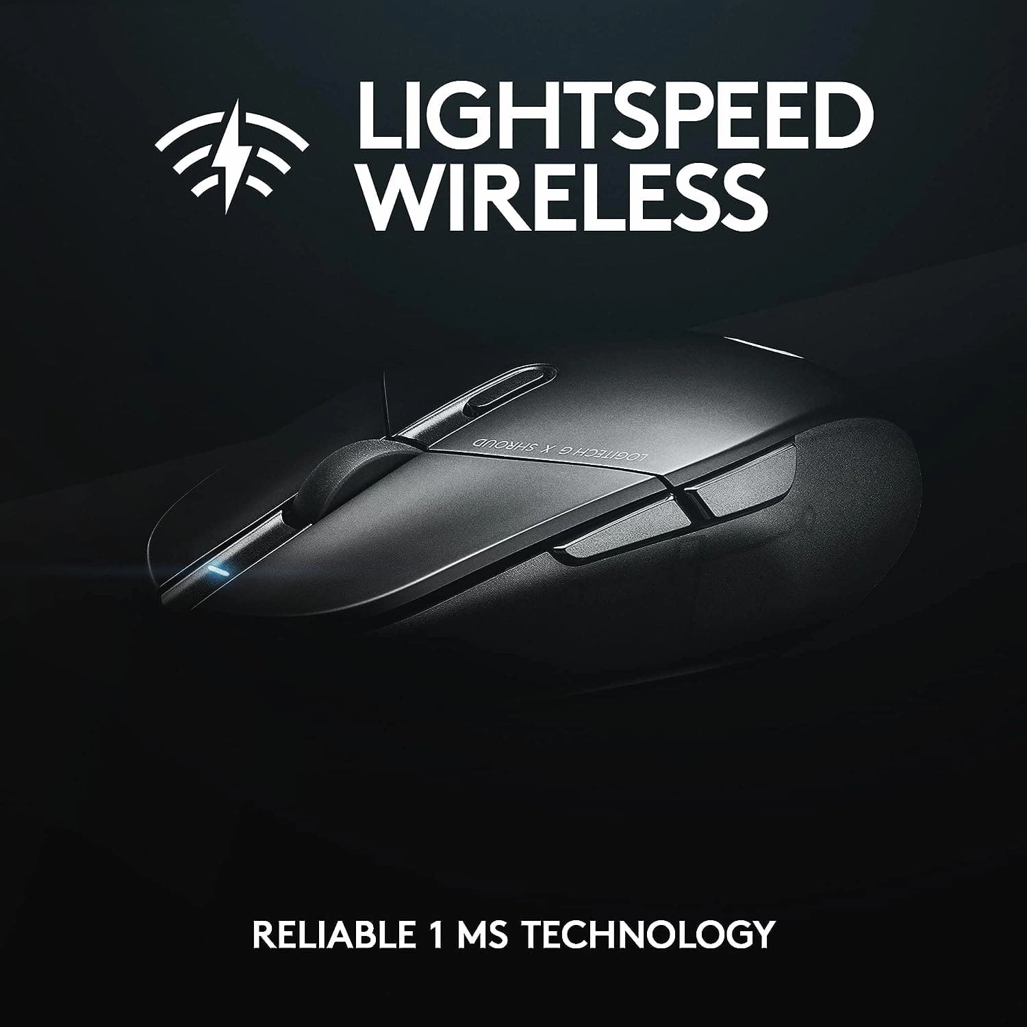 Logitech G303 Shroud Edition Wireless Gaming Mouse 5-buttons C PC - Black