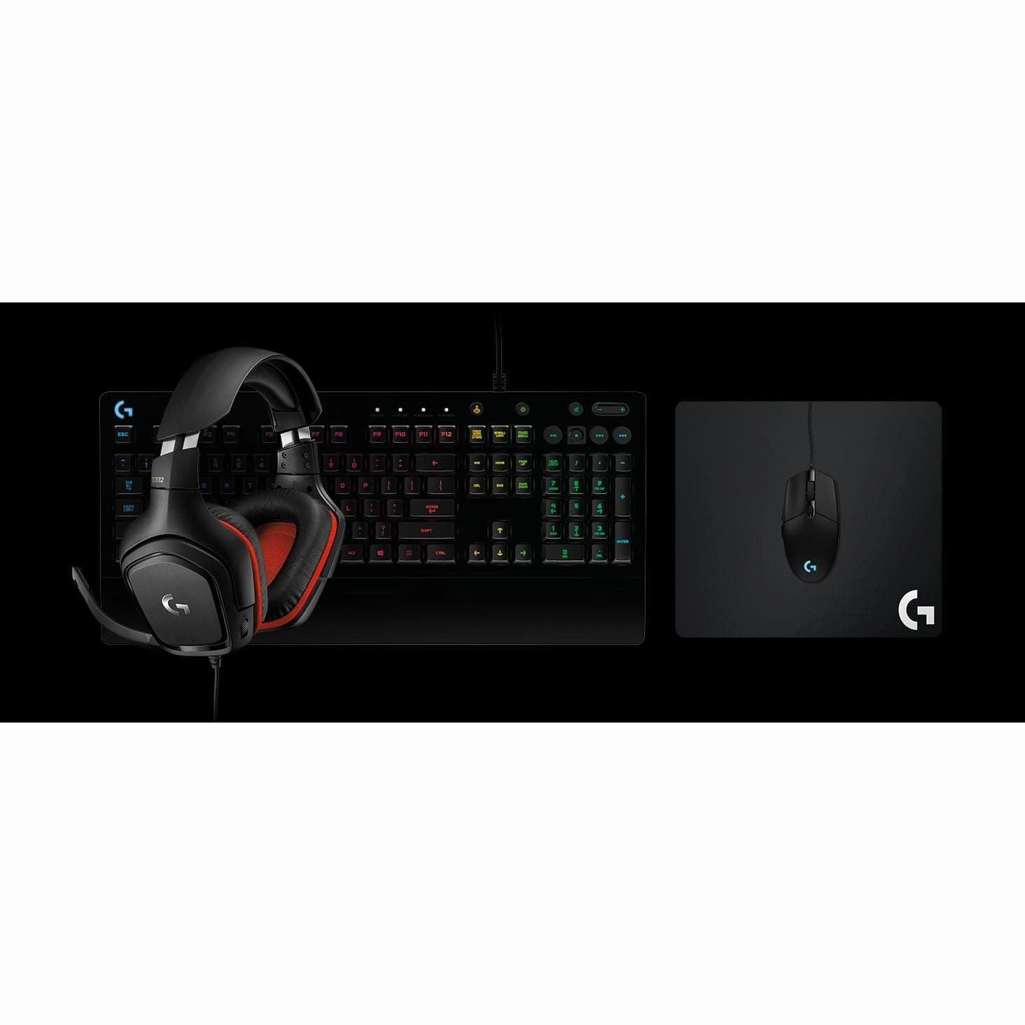 Logitech G332 Wired Gaming Headset - Black|Red
