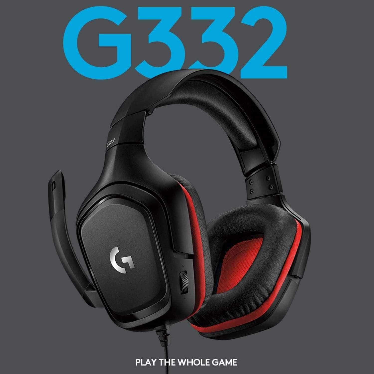 Logitech G332 Wired Gaming Headset - Black|Red