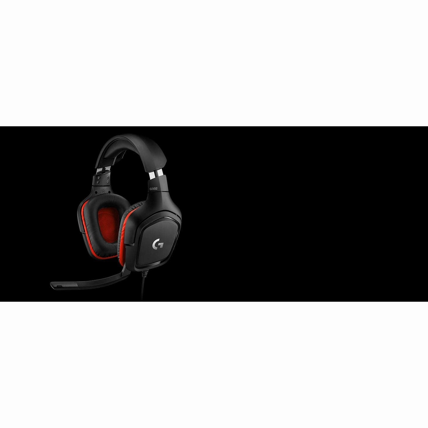 Logitech G332 Wired Gaming Headset - Black|Red
