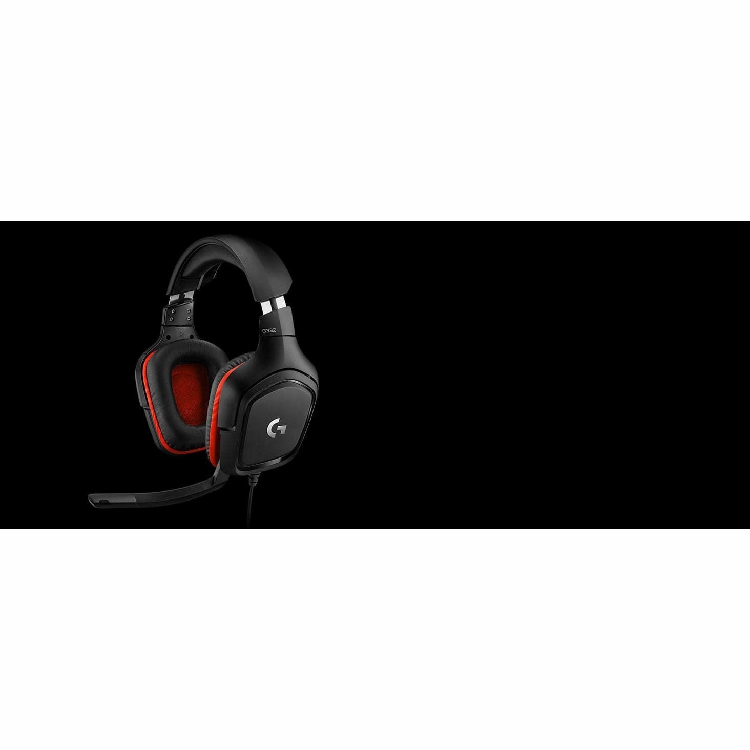 Logitech G332 Wired Gaming Headset - Black|Red
