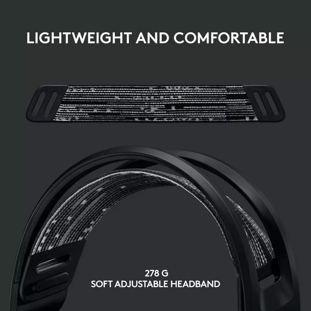 LOGITECH G733 LIGHTSPEED Wireless Gaming Headset [Black]