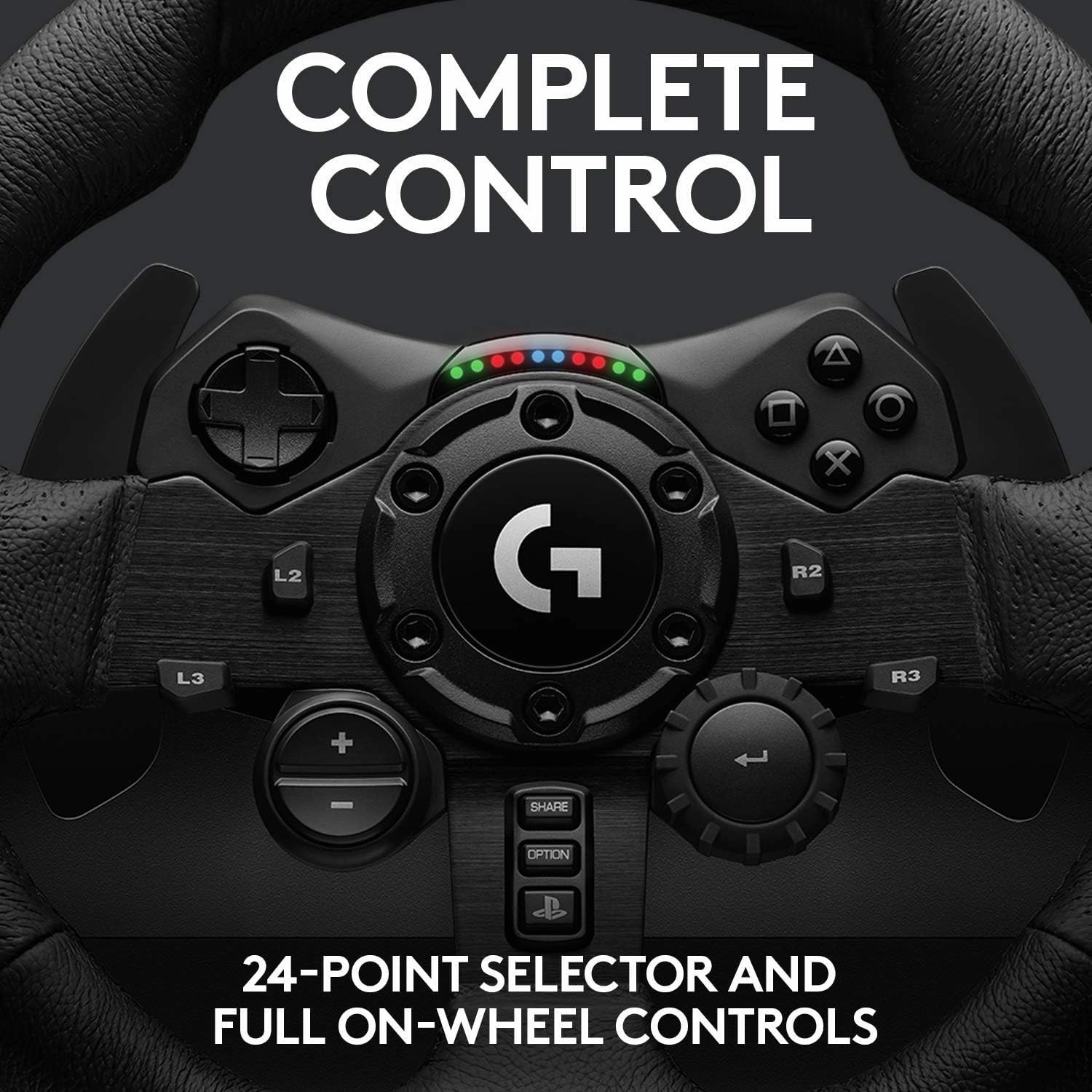 Logitech G923 Driving Force Racing Wheel   Pedals  Compatible with PS5, PS4, and PC