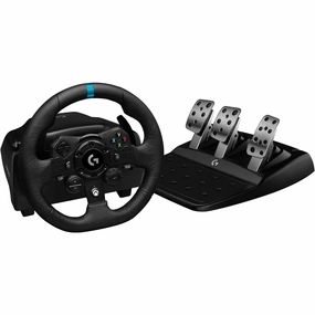 Logitech G923 Racing Wheel and Pedals - TRUEFORCE Force Feedback, Responsive Pedal, Dual Clutch Launch Control, Genuine Leather Wheel Cover - For Xbox Series X|S|One, PC wireless headphones,bluetooth headphones,noise cancelling headphones,wireless earbuds