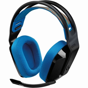 Logitech G G535 Lightspeed Wireless Gaming Headset - Black/Blue earbuds and headphones, true wireless earbuds, noise cancelling earbuds