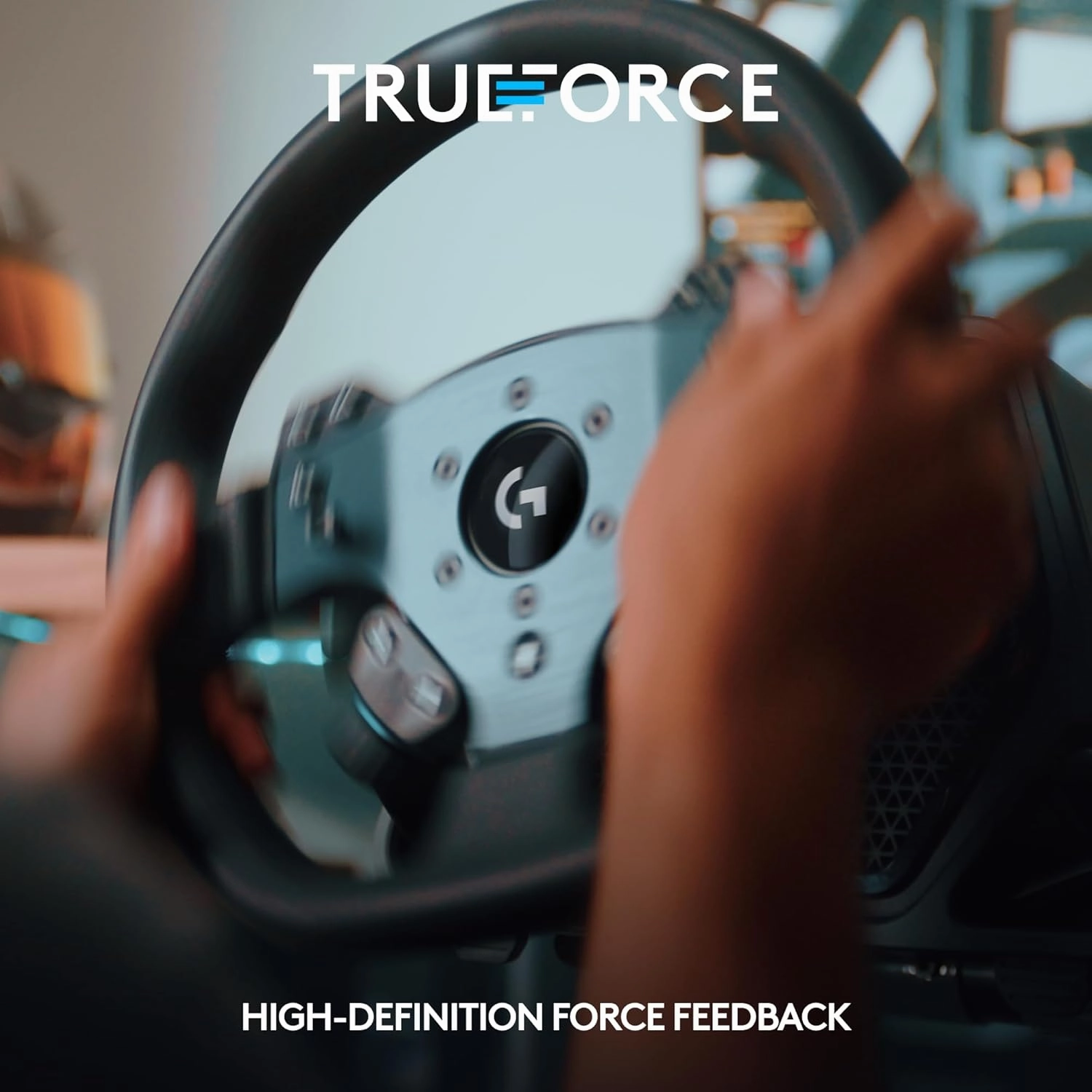 Logitech G Pro Racing Wheel - Direct Drive 11 Nm Force, Magnetic Gear Shift Paddles, 100 Kg Load Cell Brake, Pro Racing Pedals - PC, Black