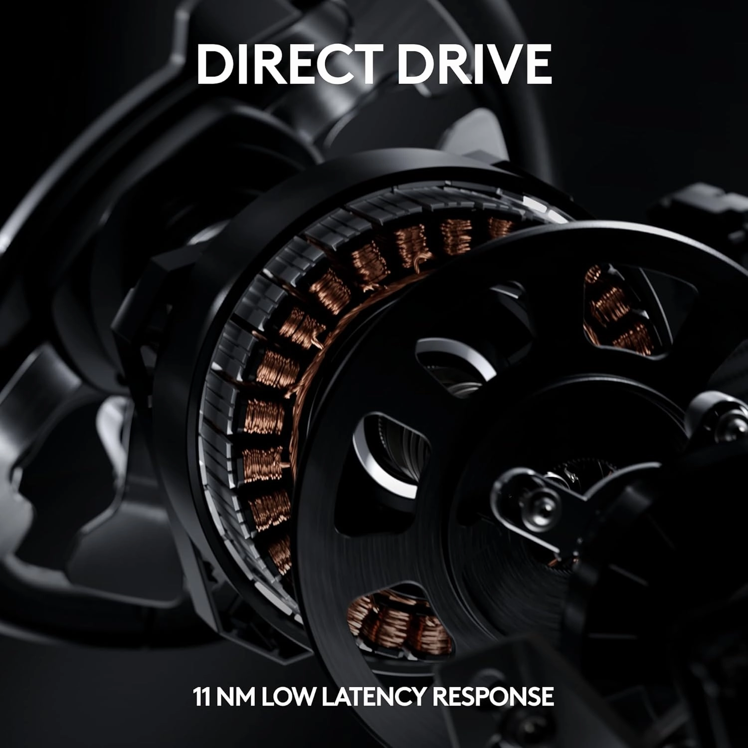 Logitech G Pro Racing Wheel - Direct Drive 11 Nm Force, Magnetic Gear Shift Paddles, 100 Kg Load Cell Brake, Pro Racing Pedals - PC, Black