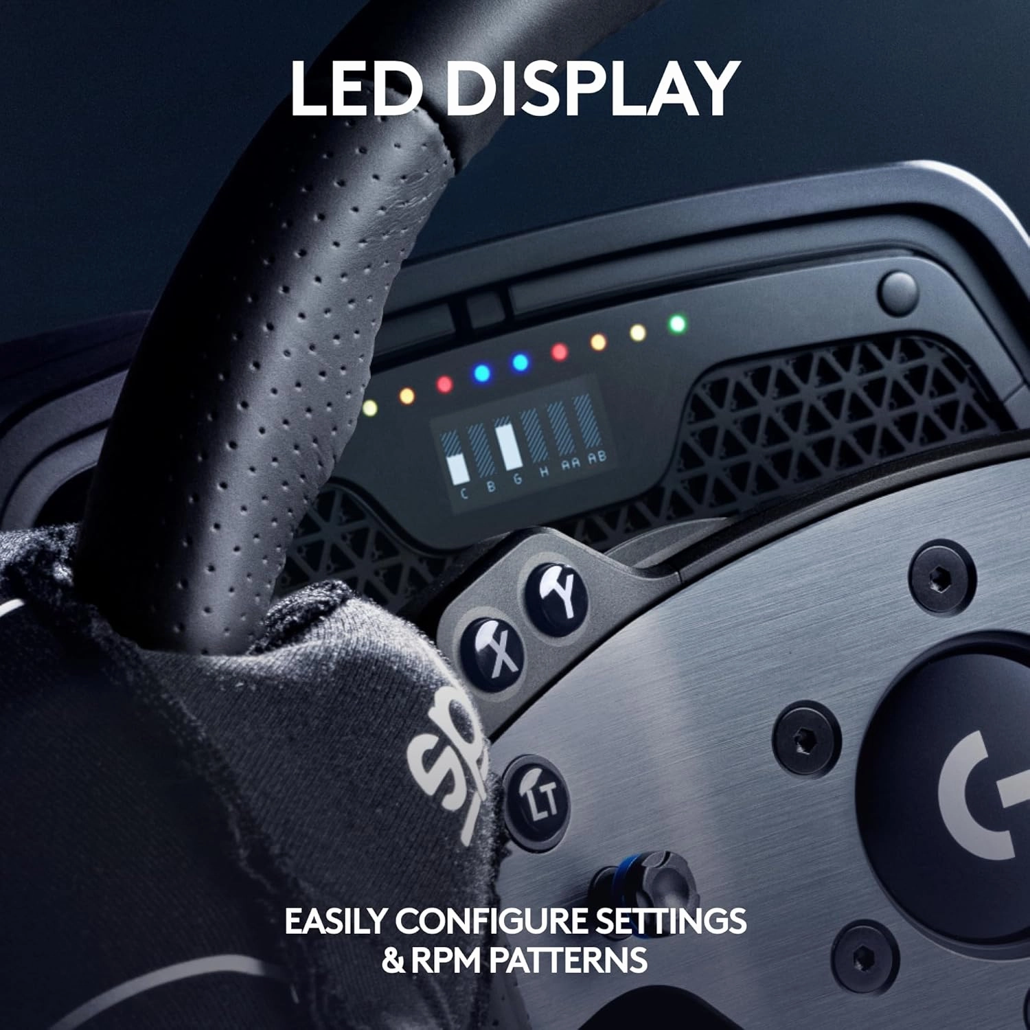 Logitech G Pro Racing Wheel - Direct Drive 11 Nm Force, Magnetic Gear Shift Paddles, 100 Kg Load Cell Brake, Pro Racing Pedals - PC, Black