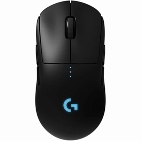 Logitech G PRO Wireless Gaming Mouse, HERO 25K Sensor, 25,600 DPI, RGB, Ultra Lightweight, 4-8 Programmable Buttons, POWERPLAY-Compatible, UK Packaging - Black computing devices, pc accessories, cheap computer online