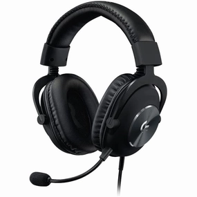 Logitech G PRO X Gaming-Headset, Over-Ear Headphones with Blue VO!CE Mic, DTS Headphone:X 7.1, 50mm PRO-G Drivers, 7.1 Surround Sound for esports Gaming, PC/PS/Xbox/Nintendo Switch - Black bluetooth headphones, cheap wireless headphones, headphones with mi