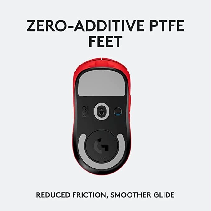 Logitech G Pro X Superlight Wireless Mouse - Red