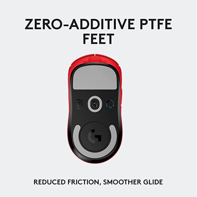 Logitech G Pro X Superlight Wireless Mouse - Red