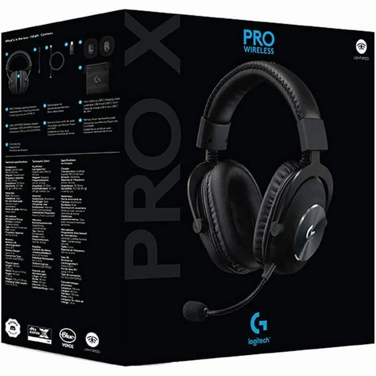 Logitech G PRO X Wireless LIGHTSPEED Gaming Headset - Black