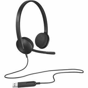 Logitech H340 USB Wired Headset with Noise-Cancelling Microphone, Stereo Sound - PC/Mac/Laptop, Black home and kitchen gadgets, smart home electronics, kitchen tech gadgets