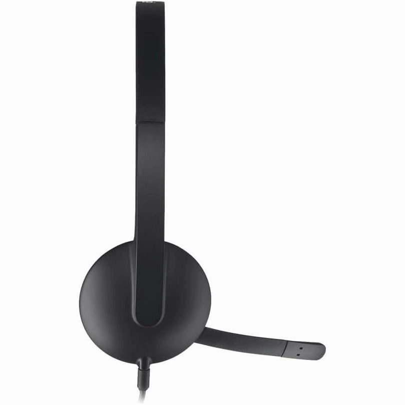 Logitech H340 USB Wired Headset with Noise-Cancelling Microphone, Stereo Sound - PC/Mac/Laptop, Black