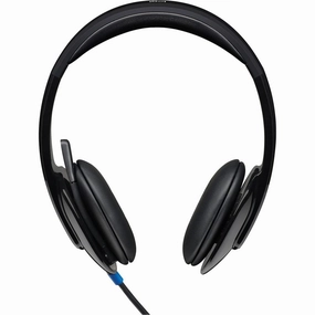 Logitech H540 Wired Headset, Stereo Headphone with Noise-Cancelling Microphone, USB, On-Ear Controls, Mute Indicator Light, PC/Mac/Laptop - Black home and kitchen gadgets, smart home electronics, kitchen tech gadgets