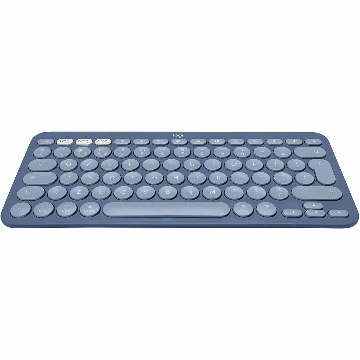 Logitech K380 Multi-Device Bluetooth Keyboard for Mac with Compact Slim Profile, Easy-Switch, 2 Year Battery, MacBook Pro,Macbook Air,iMac,iPad Compatible - Blueberry
