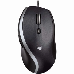 Logitech M500 Wired USB Mouse, High Precision 1000 DPI Laser Tracking, 7 Buttons, PC / Mac / Laptop - Black desktop computers, gaming desktop pc, all in one desktop deals