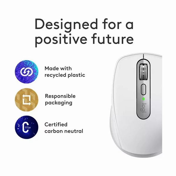 LOGITECH MX Anywhere 3S for Mac Wireless Darkfield Mouse - Pale Grey