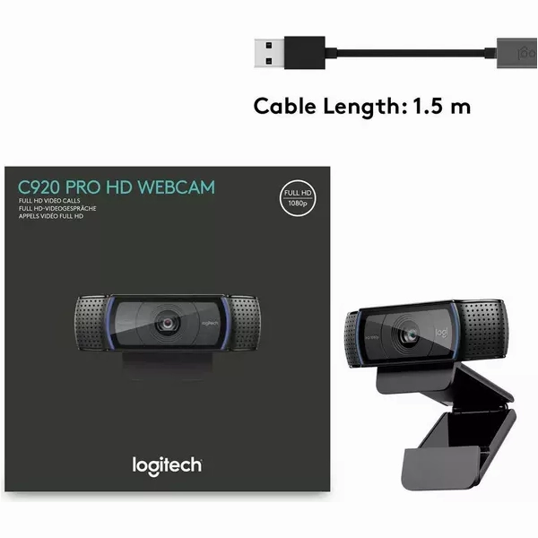 LOGITECH Pro C920 Full HD Webcam