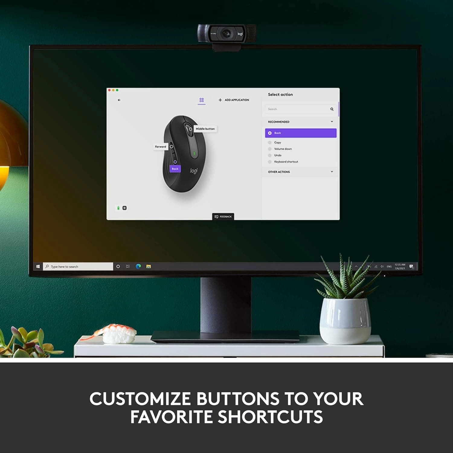 Logitech Signature M650 Wireless Mouse - For Small to Medium Sized Hands, 2-Year Battery, Silent Clicks, Customisable Side Buttons, Bluetooth, for PC/Mac/Multi-Device/Chromebook - Graphite