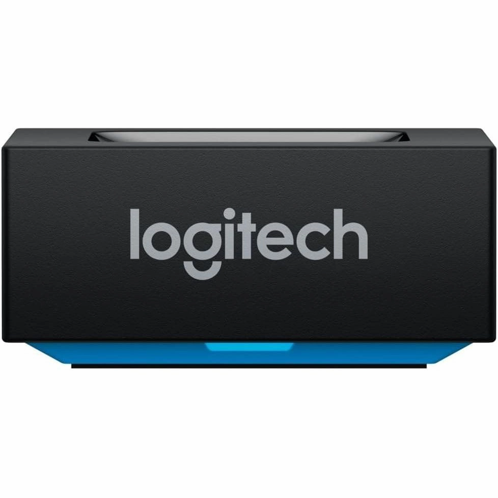 Logitech Wireless Bluetooth Audio Receiver 3.5mm Audio and RCA Outputs to Speakers , UK Plug - Black/Blue