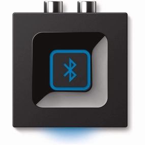 Logitech Wireless Bluetooth Audio Receiver 3.5mm Audio and RCA Outputs to Speakers , UK Plug - Black/Blue desktop computers, gaming desktop pc, all in one desktop deals