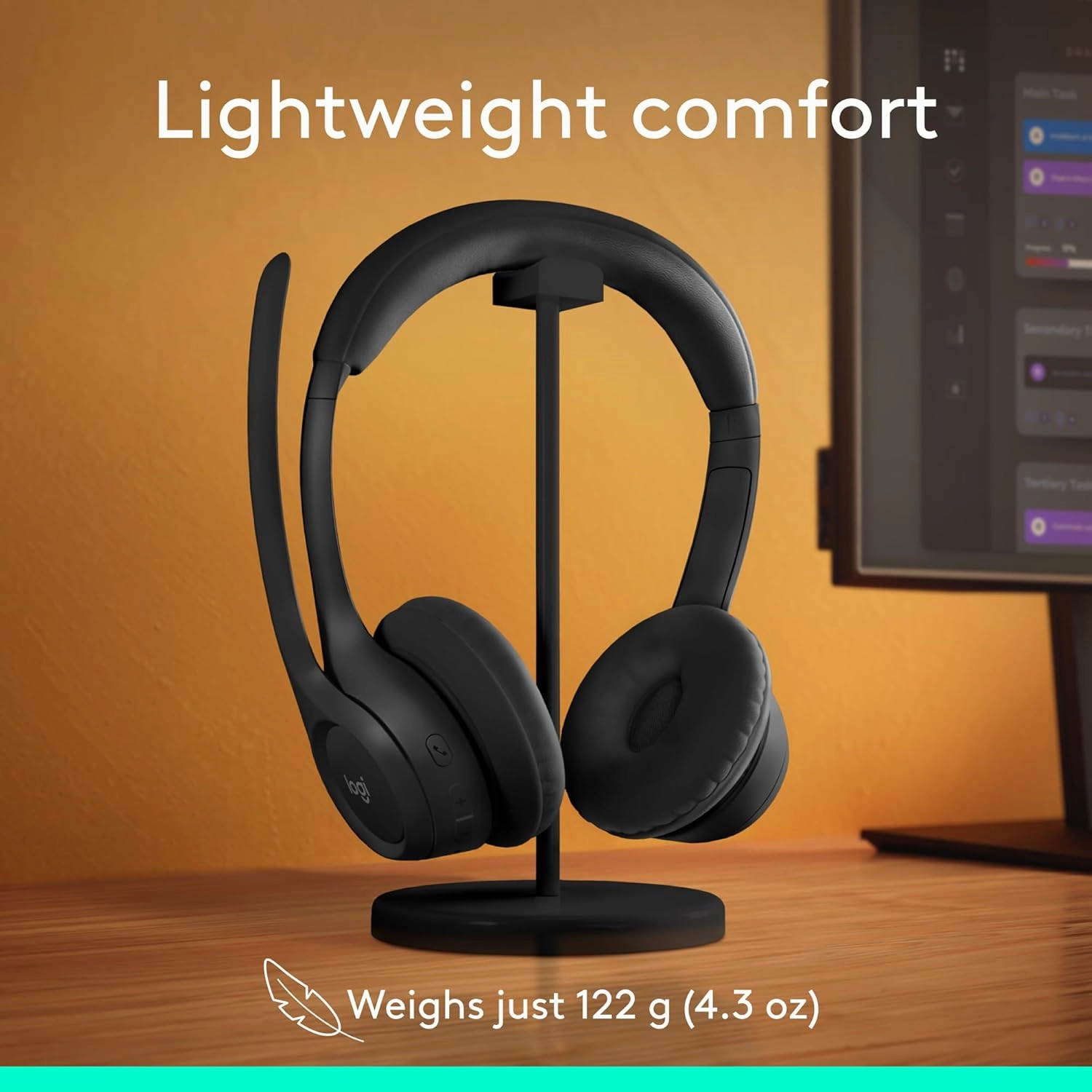 Logitech Zone 300 Wireless PC Headset - Black