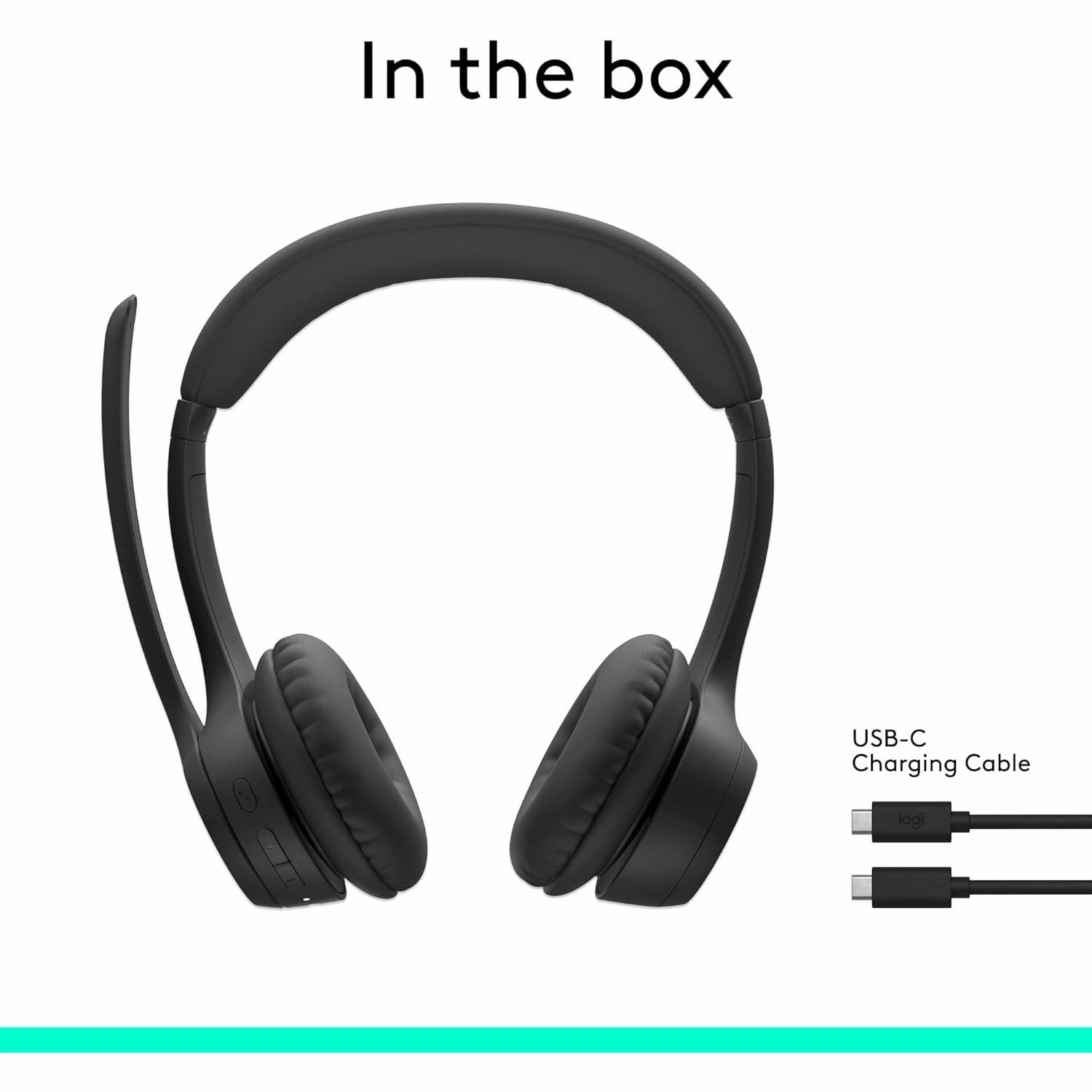 Logitech Zone 300 Wireless PC Headset - Black