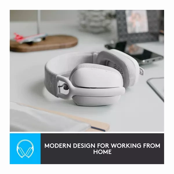 Logitech Zone Vibe 100 Wireless Headset  Off-White
