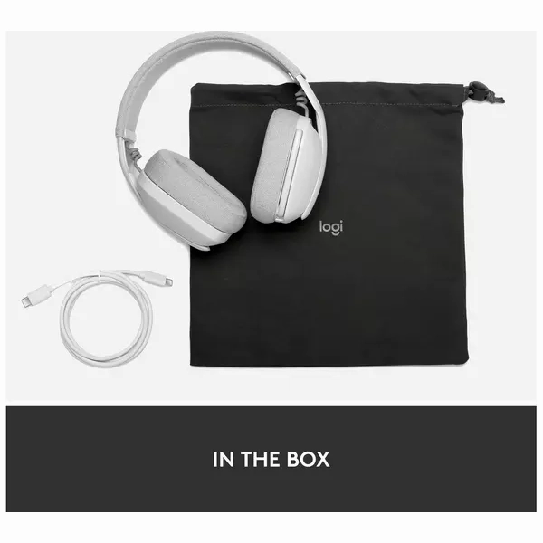 Logitech Zone Vibe 100 Wireless Headset  Off-White