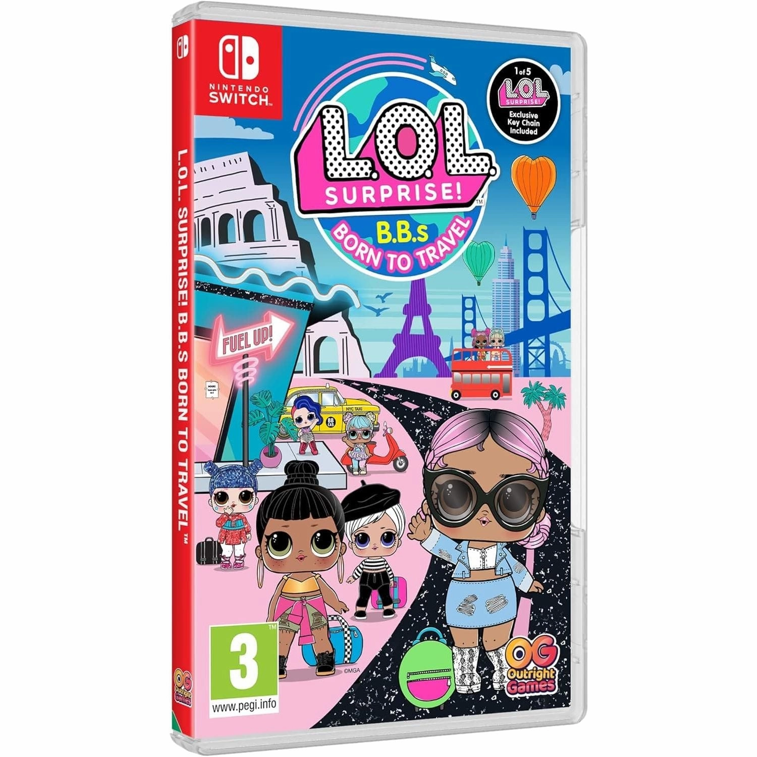 LOL Surprise! B.B.s BORN TO TRAVEL - Nintendo Switch smartwatch accessories, apple watch bands, charging dock for smartwatch