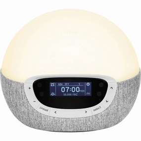 Lumie Bodyclock Shine 300 - Wake-up Light Alarm Clock with Radio, 15 Sounds and Sleep Sunset - White xbox console, buy xbox series x, xbox accessories online