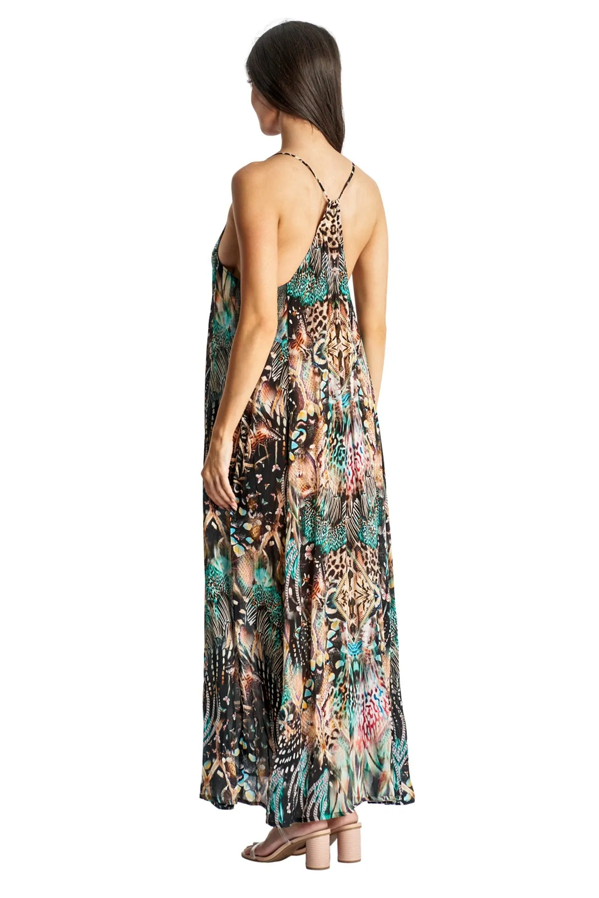 Lunetta T-Back Maxi Dress