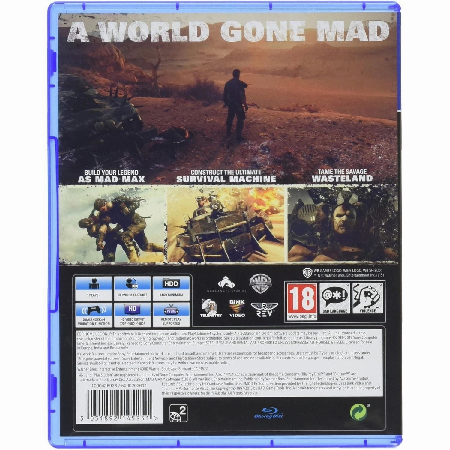 Mad Max (PS4)